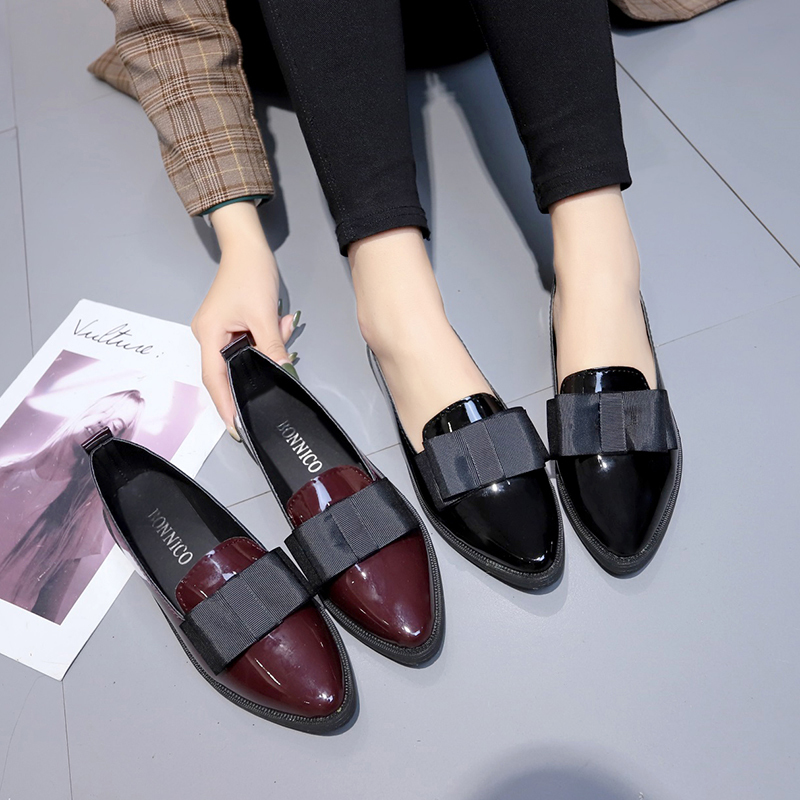 Black/ Wine Red Patent Leather - Women Shoes With Heels recension och pris