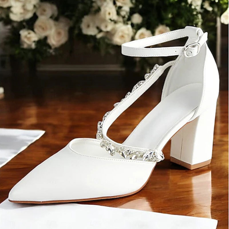 European and American Pointed  - Rhinestone Sandal Women recension och pris