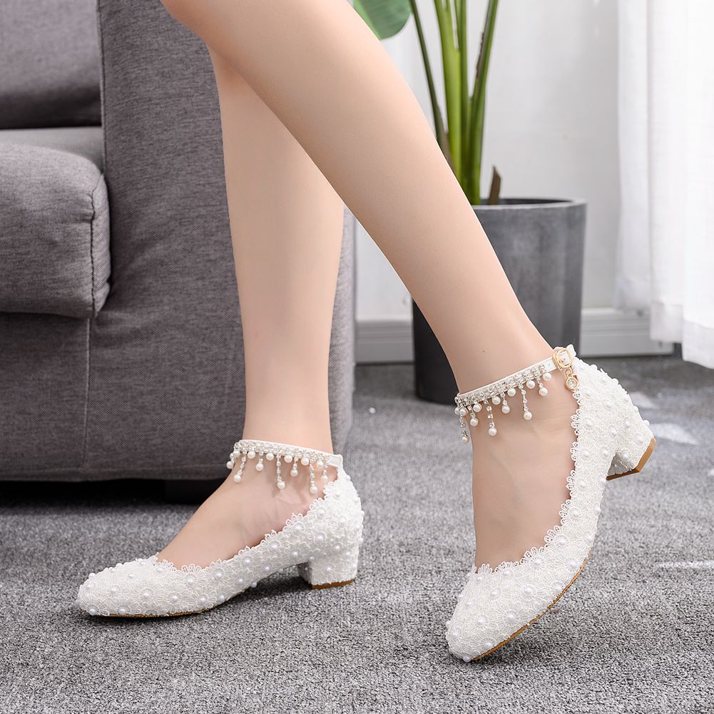 Women's Closed Toe Low Chunky  - Women Shoes With Heels recension och pris
