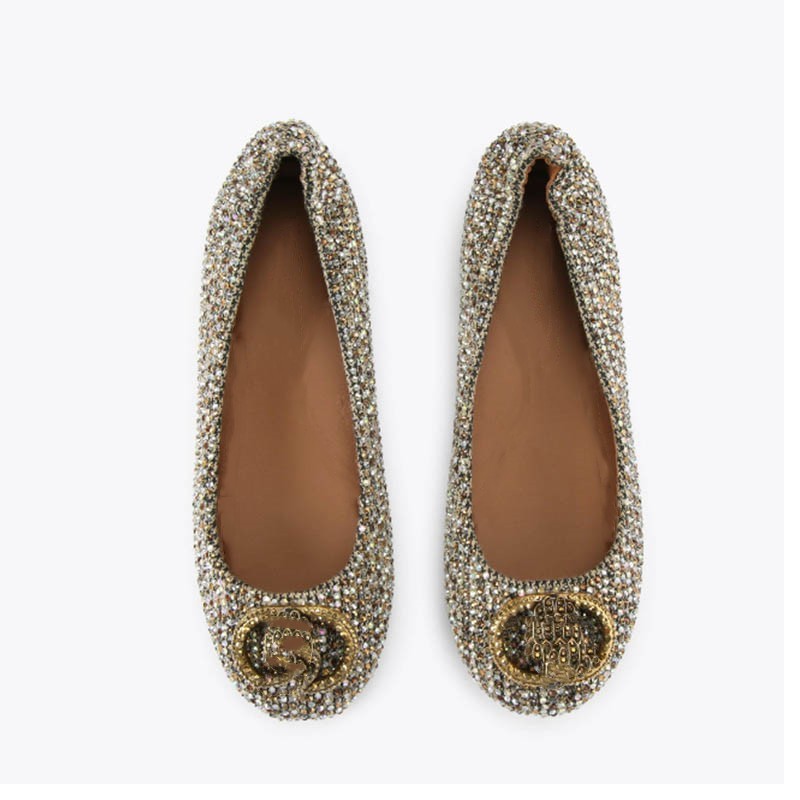 Luxury Full-diamond Shallow-cu - Pointed Toe Flat recension och pris