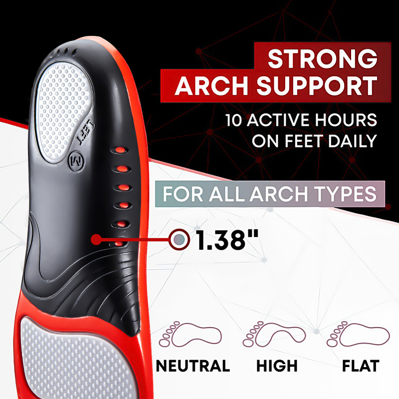 Premium Silicone Gel Insoles f - Women'S Shoes For Plantar Fasciitis recension och pris