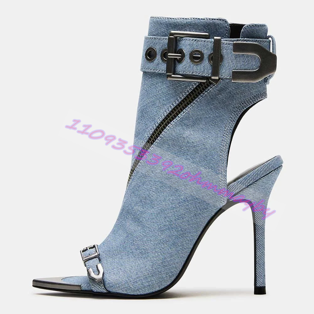 Summer Blue Denim Pointed-Toe  - Pointed Toe Flat recension och pris