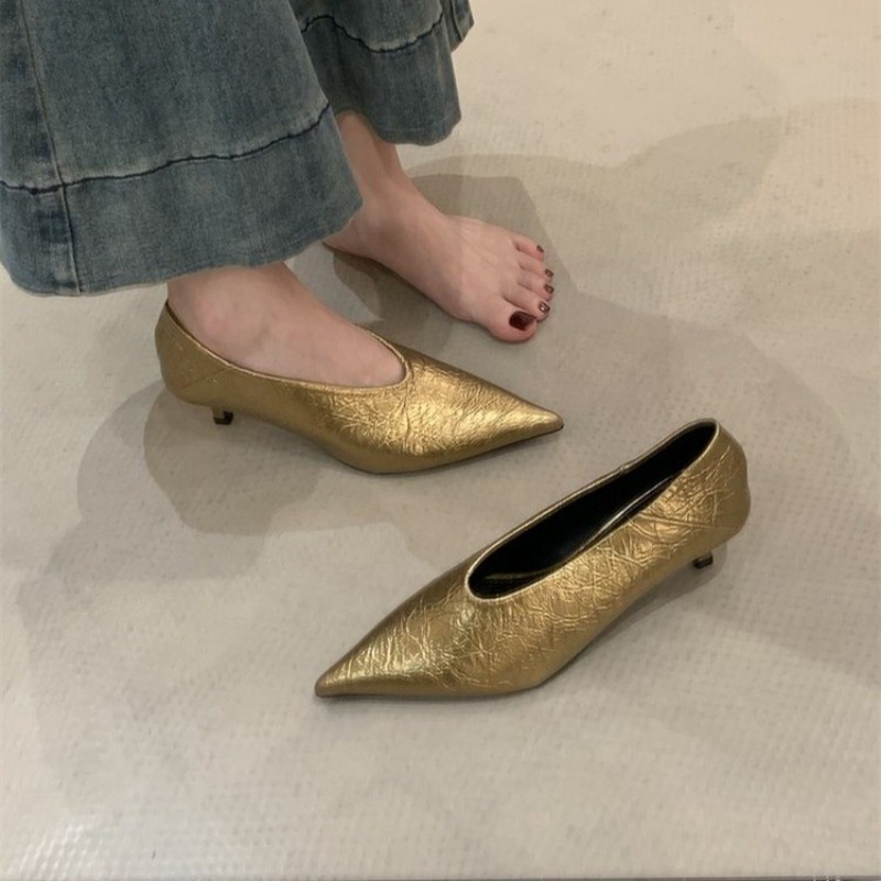 2025 Autumn New Commuter Wind  - Pointed Toe Flat recension och pris