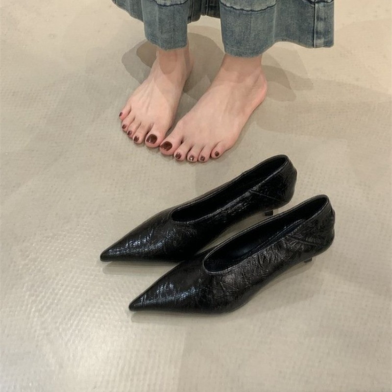 2025 Autumn New Commuter Wind  - Pointed Toe Flat recension och pris
