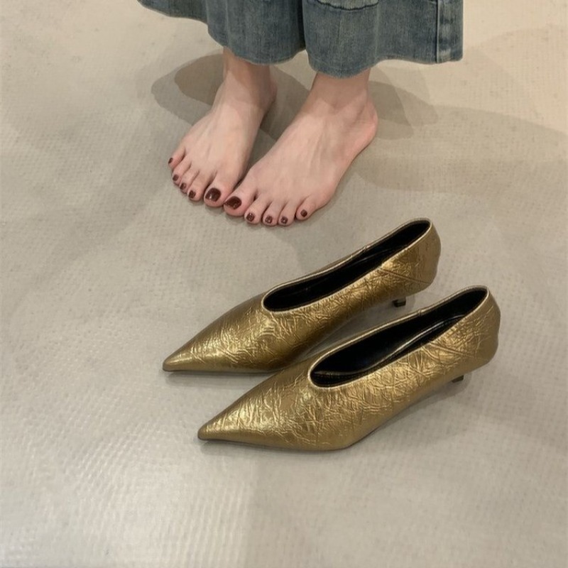 2025 Autumn New Commuter Wind  - Pointed Toe Flat recension och pris