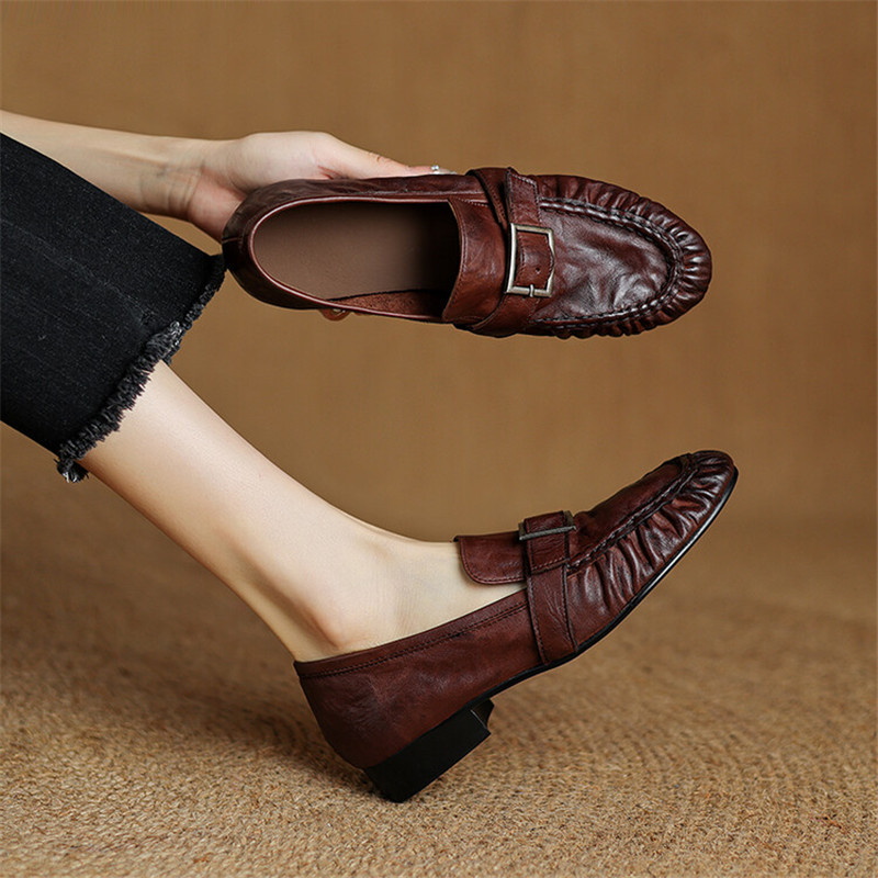 New Autumn Genuine Leather Wom - Women Shoes With Heels recension och pris