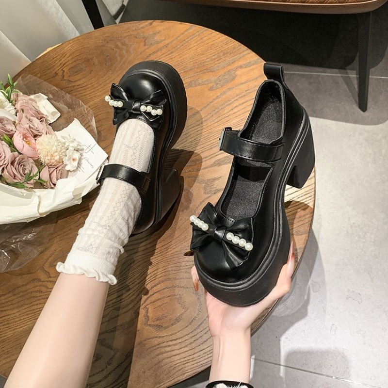 2026 Lolita Shoes Black Super  - Women Shoes With Heels recension och pris