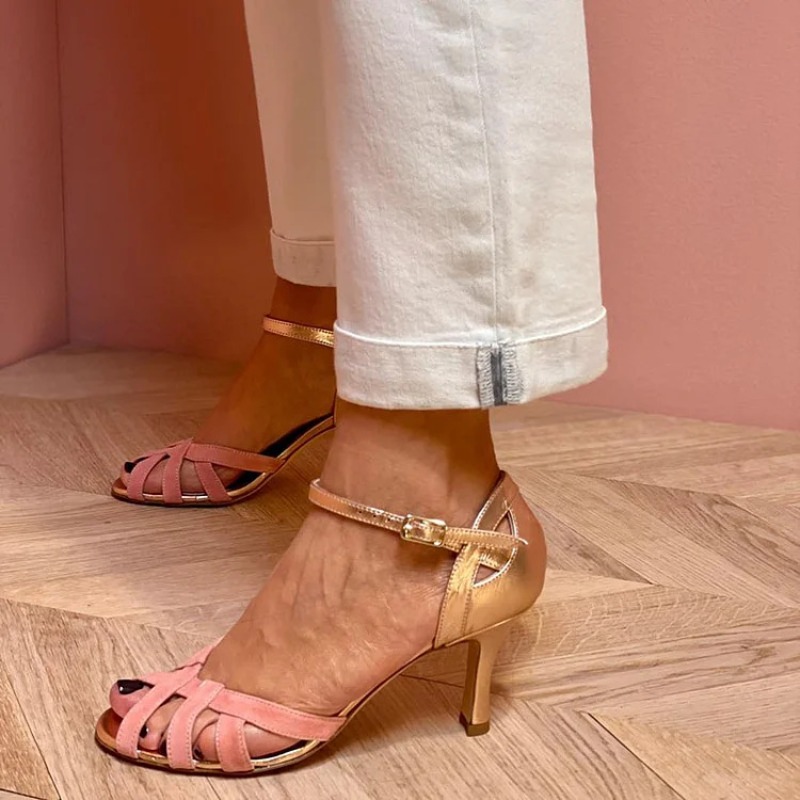 Summer Color Blocked High-heel - Women'S Shoes Plus Size recension och pris