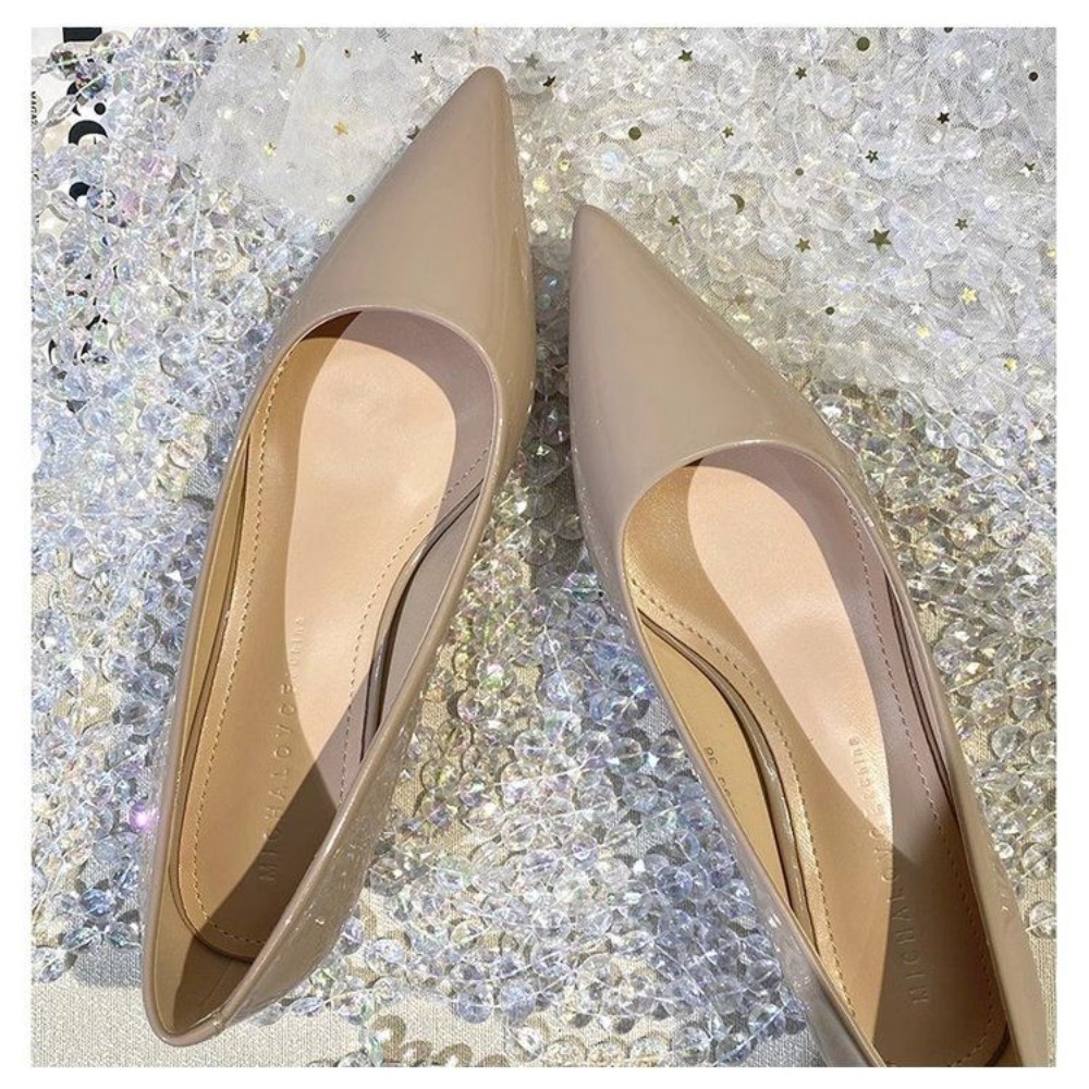 French style patent leather po - Pointed Toe Flat recension och pris
