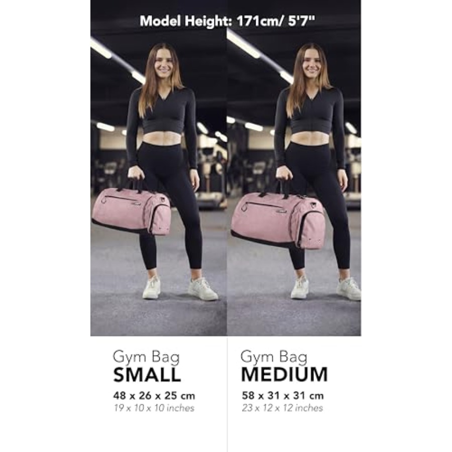® Gym Bag for Men and Women wi - Women'S Shoes To Men'S recension och pris