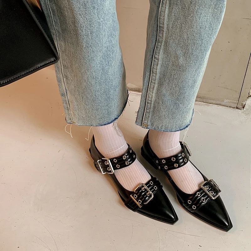 Women's Shoes Designer Luxury  - Pointed Toe Flat recension och pris