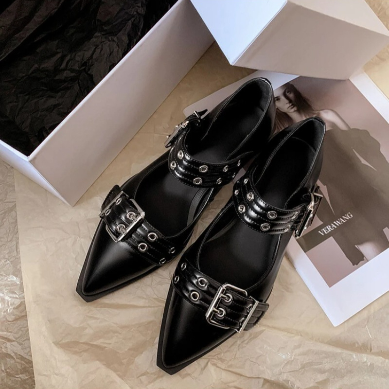Women's Shoes Designer Luxury  - Pointed Toe Flat recension och pris