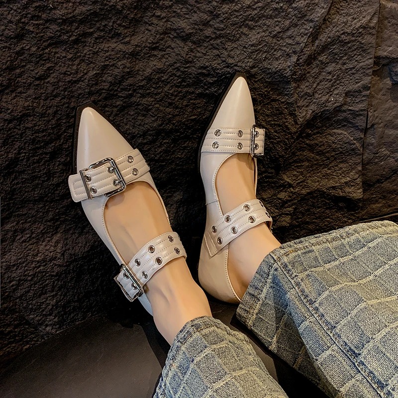Women's Shoes Designer Luxury  - Pointed Toe Flat recension och pris