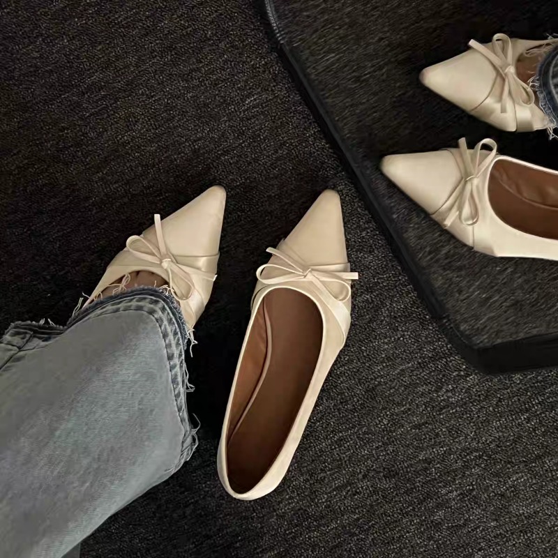 Summer New Style Chiffon Fashi - Pointed Toe Flat recension och pris
