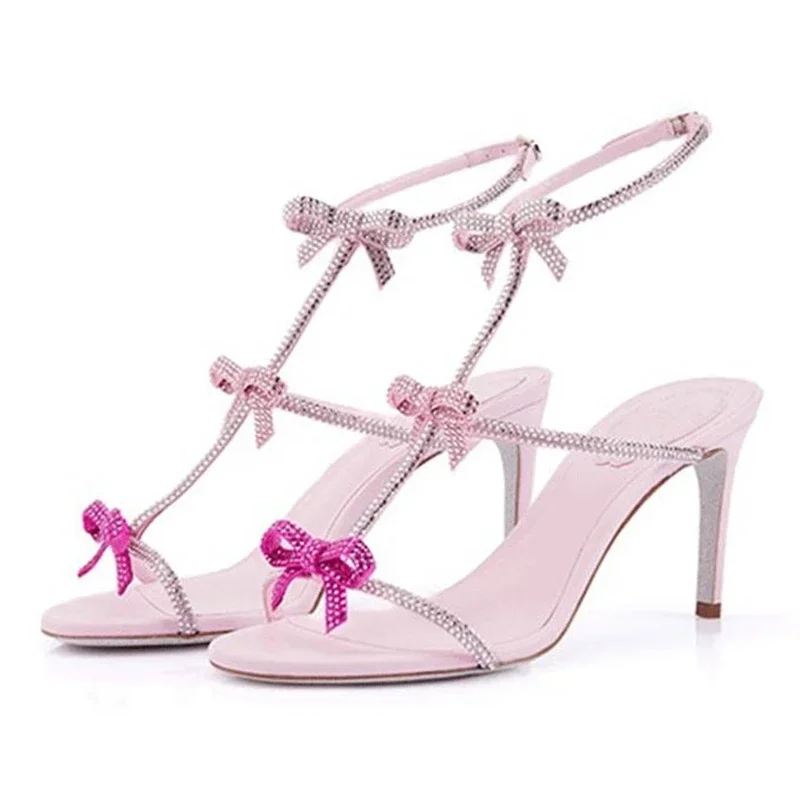 Aneikeh Elegant Silk Rhineston - Rhinestone Sandal Women recension och pris