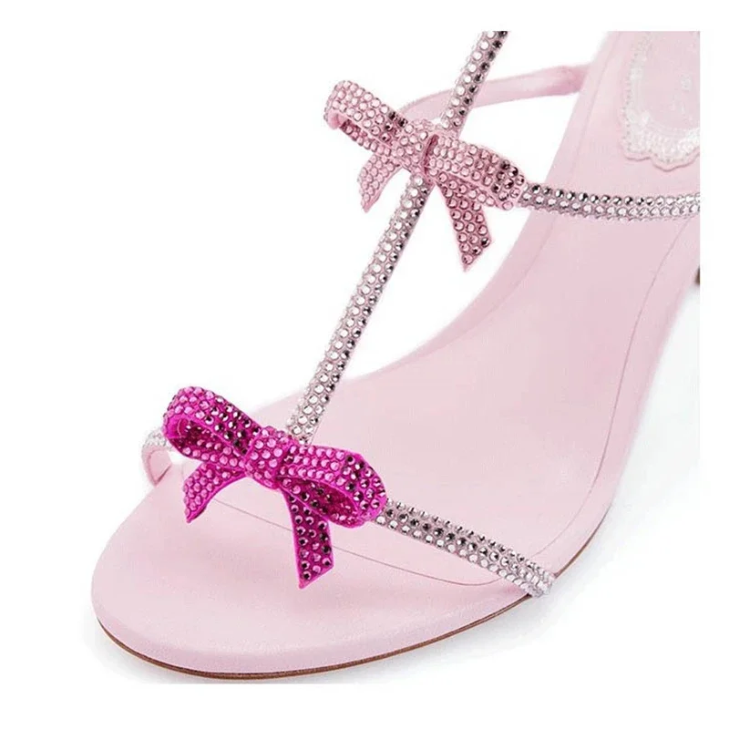 Aneikeh Elegant Silk Rhineston - Rhinestone Sandal Women recension och pris
