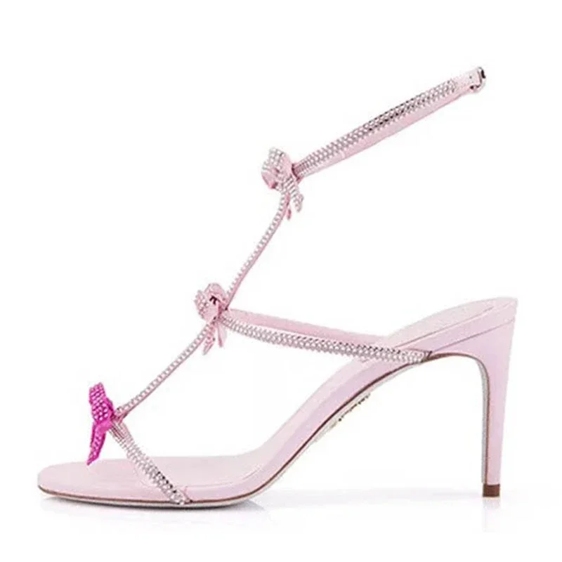 Aneikeh Elegant Silk Rhineston - Rhinestone Sandal Women recension och pris
